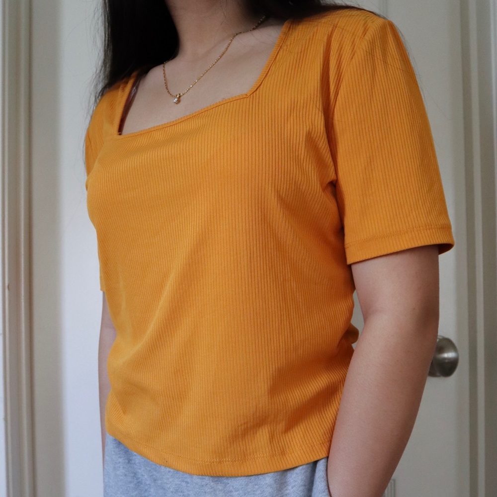 Square Neck Top - Picture 2 of 4